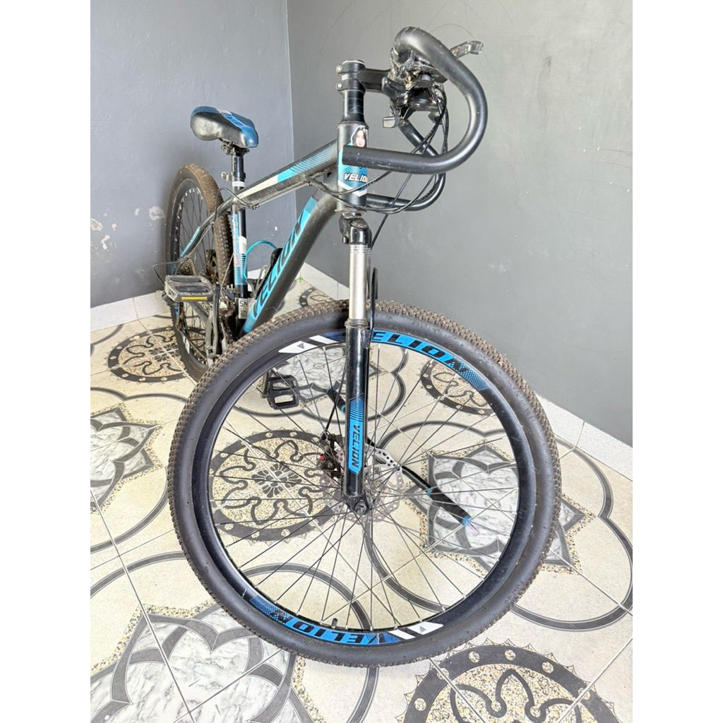 Sepeda MTB Velion Ukuran Ban 27.5 x 2.125 Stang Pixy Free Stang Ori