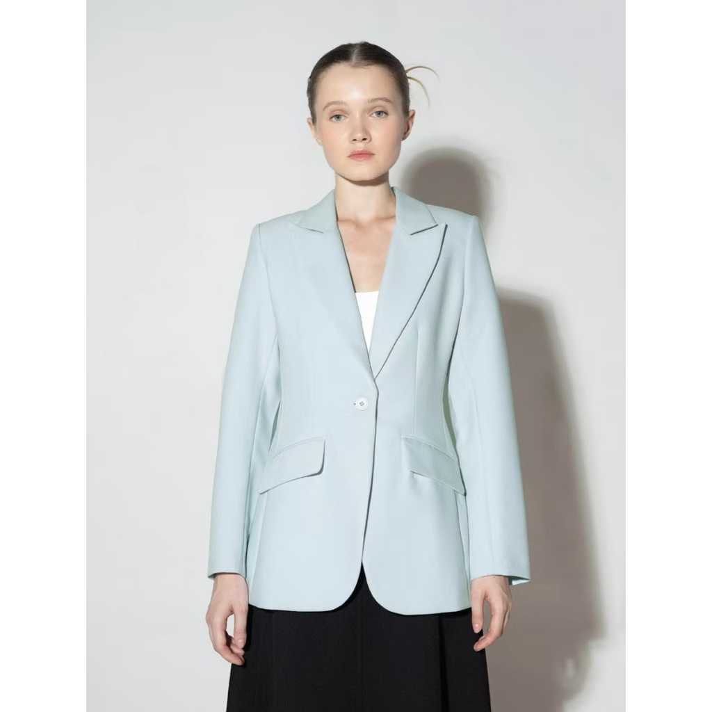 BLZR ID Preloved - Slim Blue Blazer (SKYE BLAZER)