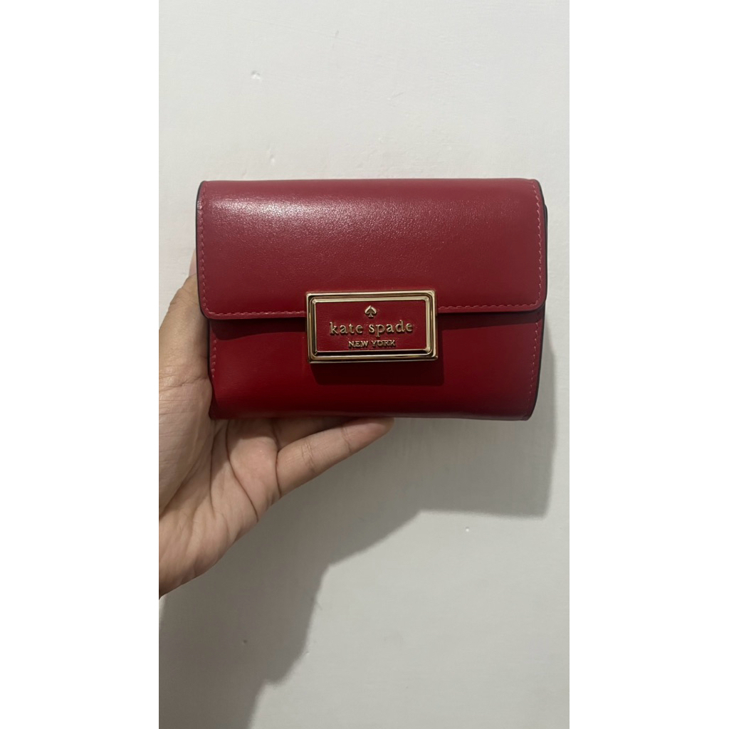 Dompet Wanita Lipat Small by Kate Spade Preloved