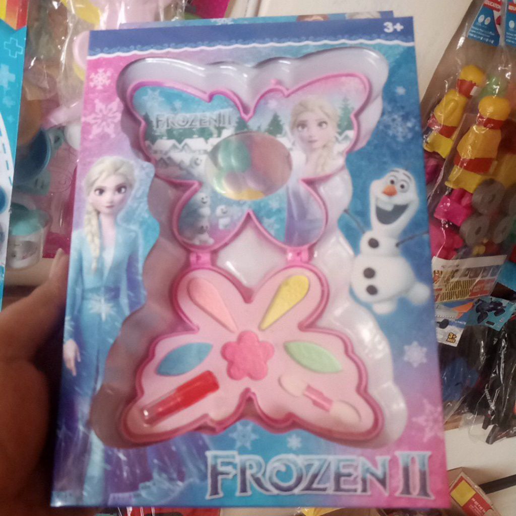 Frozen II Makeup Set Anak Mainan Kosmetik Butterfly Lucu untuk Anak Perempuan