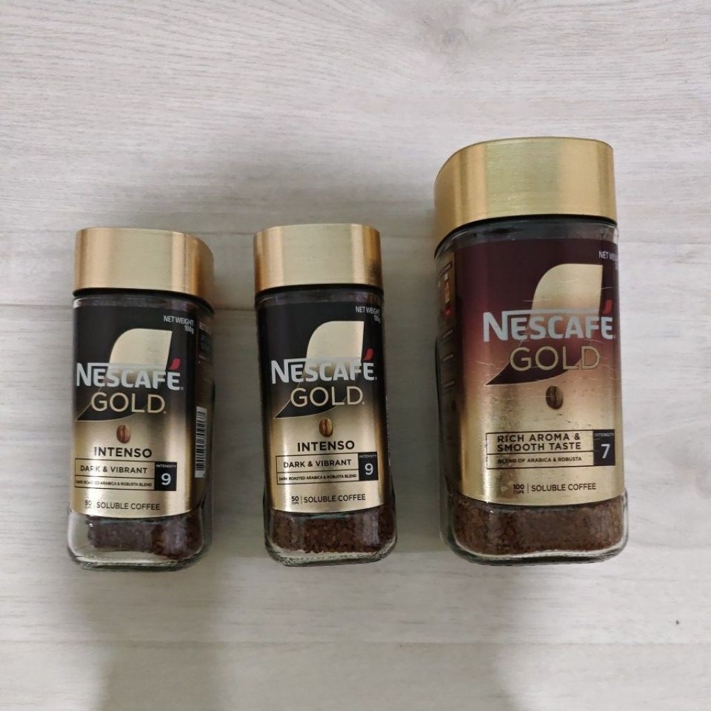 NESCAFE GOLD JAR 100 GRAM KECIL / 200 GRAM BESAR