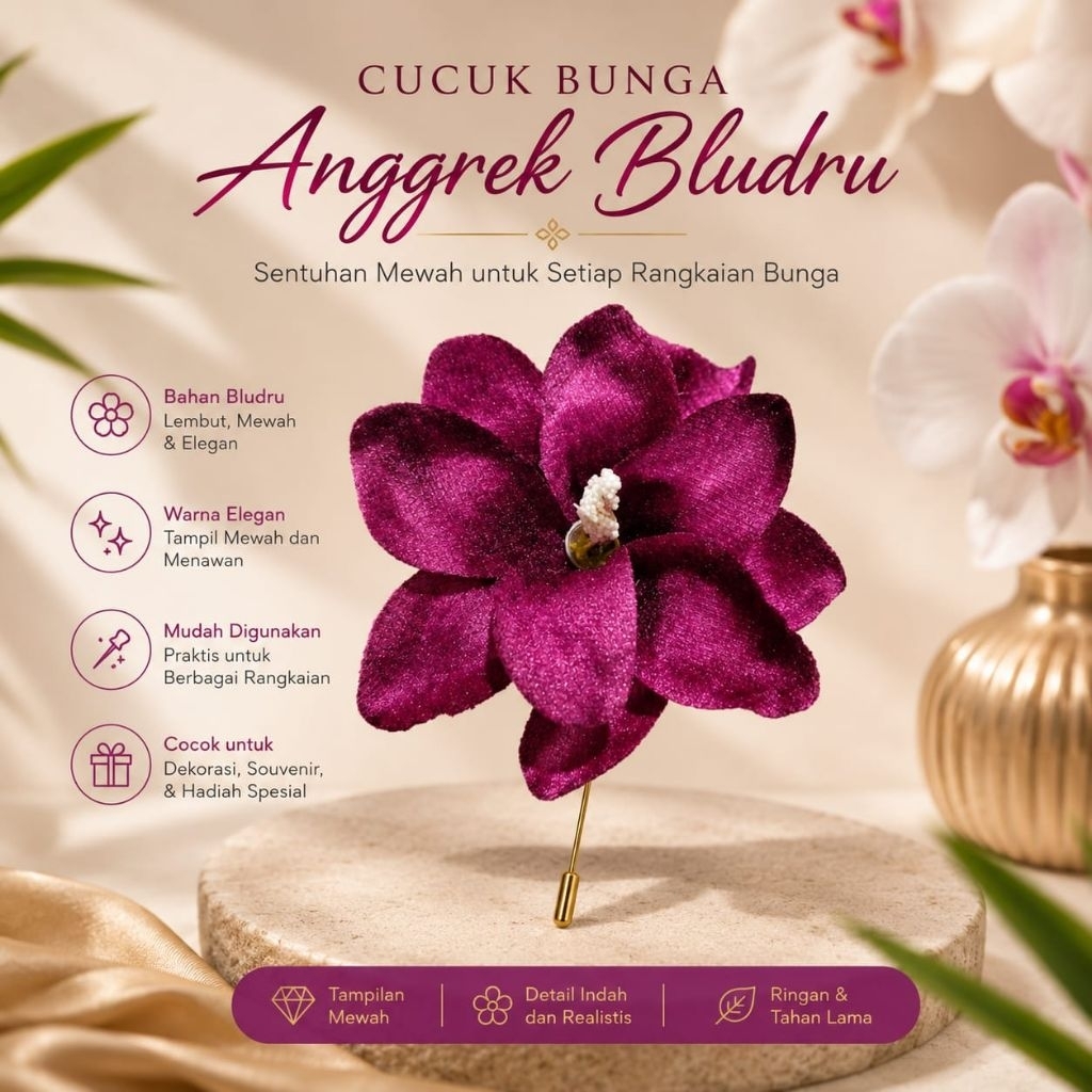 Cucuk Bunga Anggrek Bludru/Cucuk Bunga Anggrek