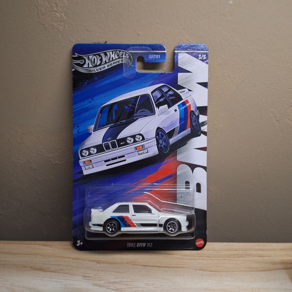 Hot Wheels BMW Series 1992 BMW M3 (White/ Putih)