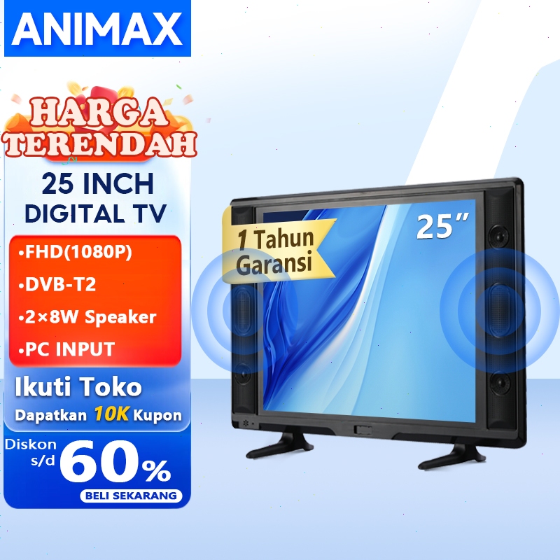 Weyon Sakura TV LED 24 inch / 25 inch Digital TV 20/22 Analog/Digital TV HD Televisi LED Garansi 1 T