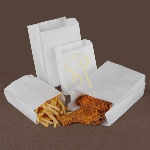 Paper Bag Kentang / Paperbag Grade / Kantong Roti / Kantong Kertas Polos Kentang Goreng