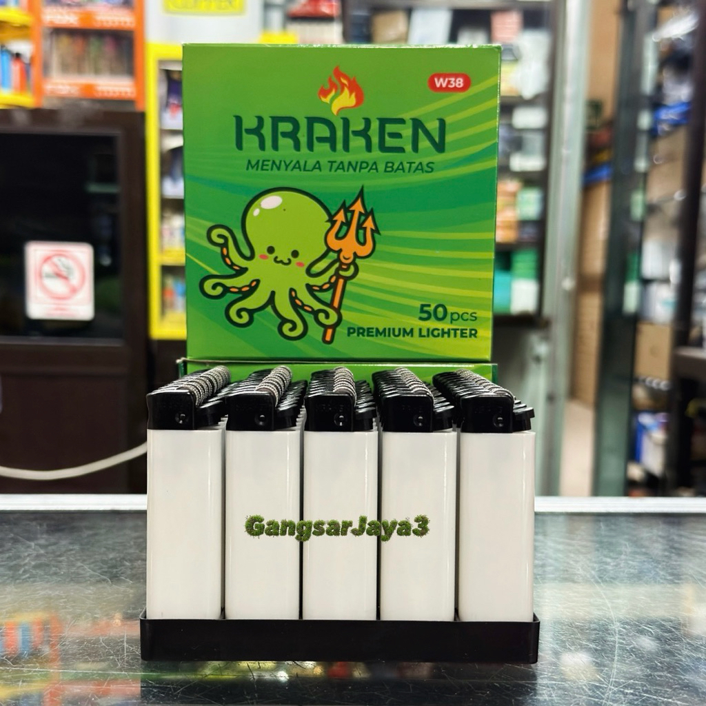 korek polos putih kraken mirip Cricket
