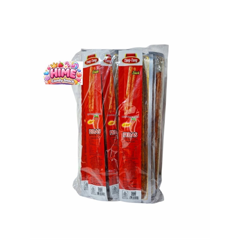 SNACK LATIO TANG TANG STICK PEDAS HALAL ISI 30 PCS