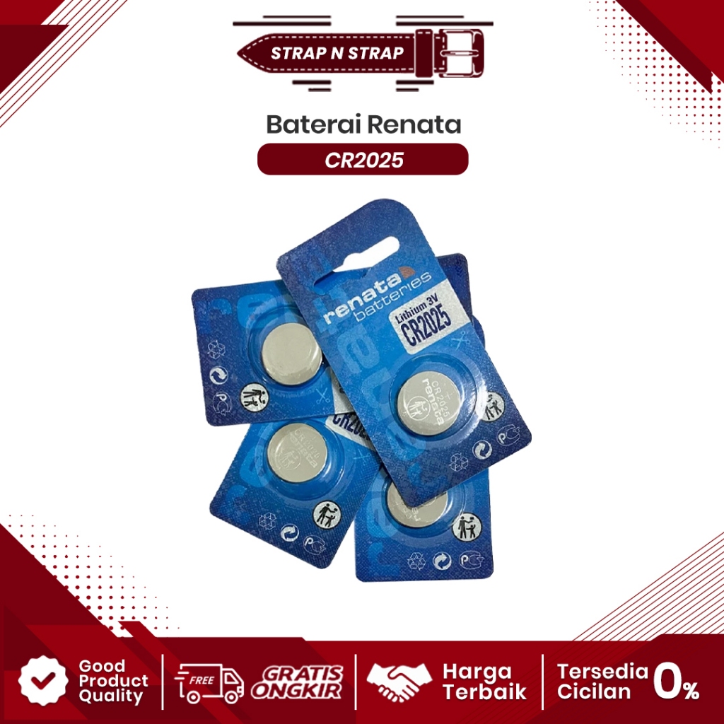 Baterai Batre Renata CR2025 CR 2025 Battery RENATA CR2025 CR 2025 Original