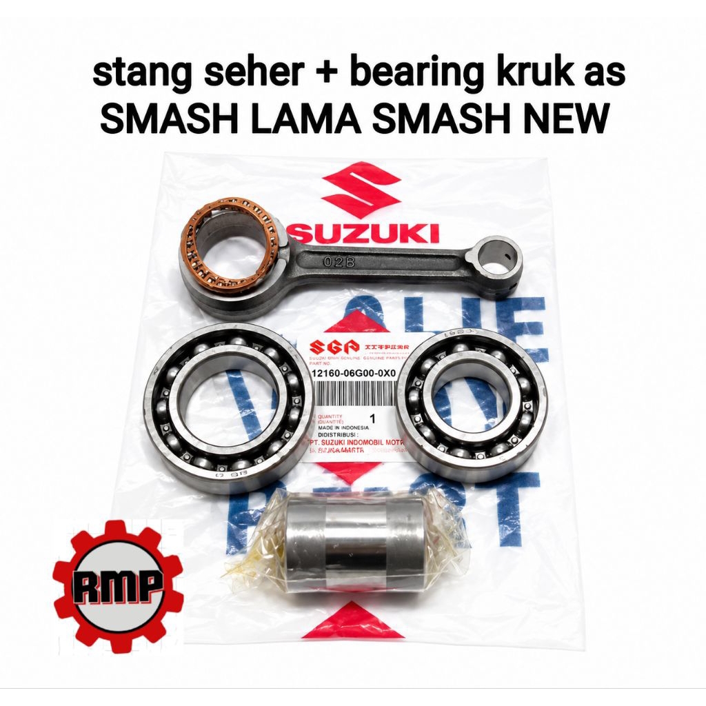 SETANG SEHER+ BEARING KRUK AS 6007-6205 SMASH LAMA SMASH NEW