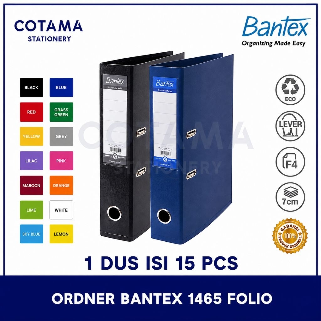 Ordner Bantex 1465 F4 / Folio 7 cm - 1 dus isi 15 pcs