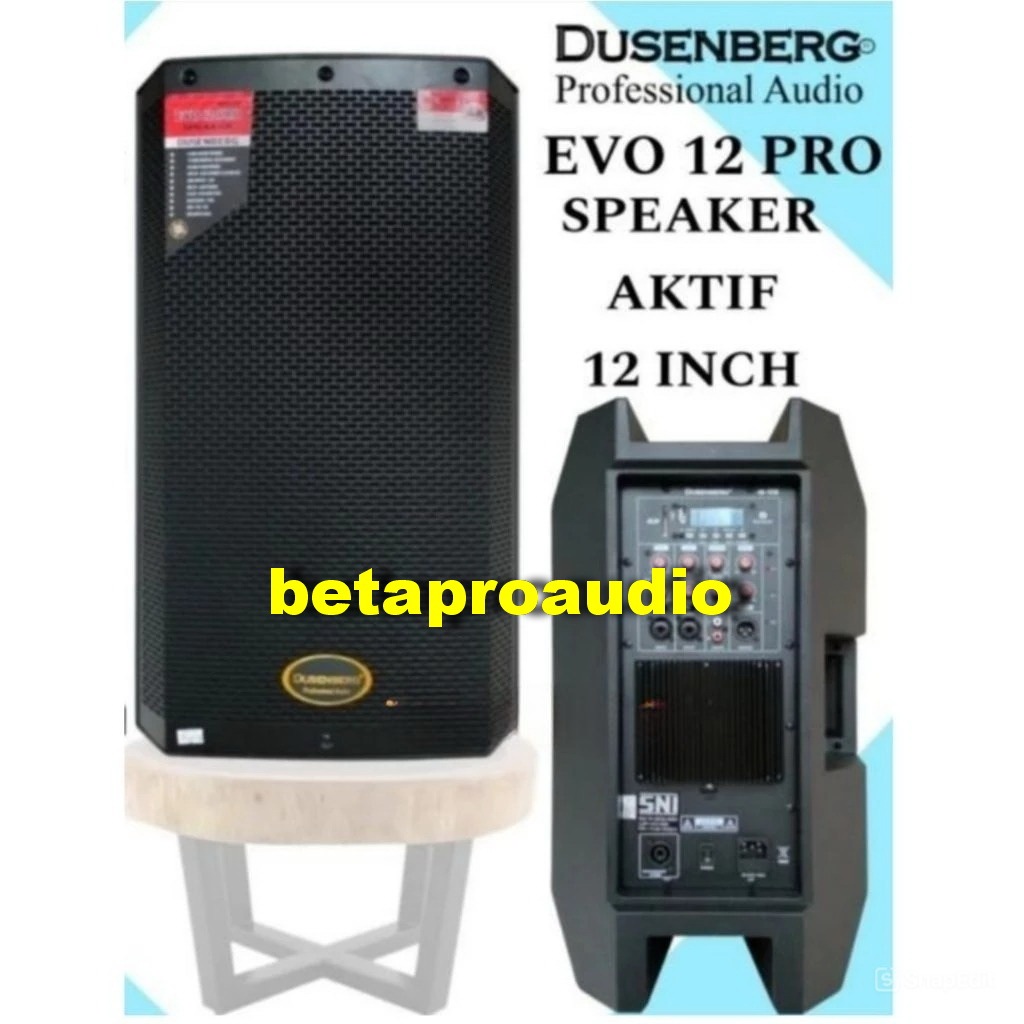 SPEAKER AKTIF DUSENBERG 12 INCH EVO 12 PRO USB MP3 BLUETOOTH DUSENBERG EVO12PRO