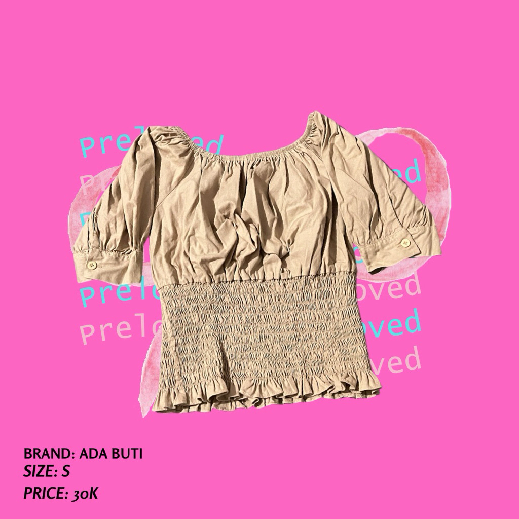 PRELOVED BLOUSE BRAND ADA BUTI