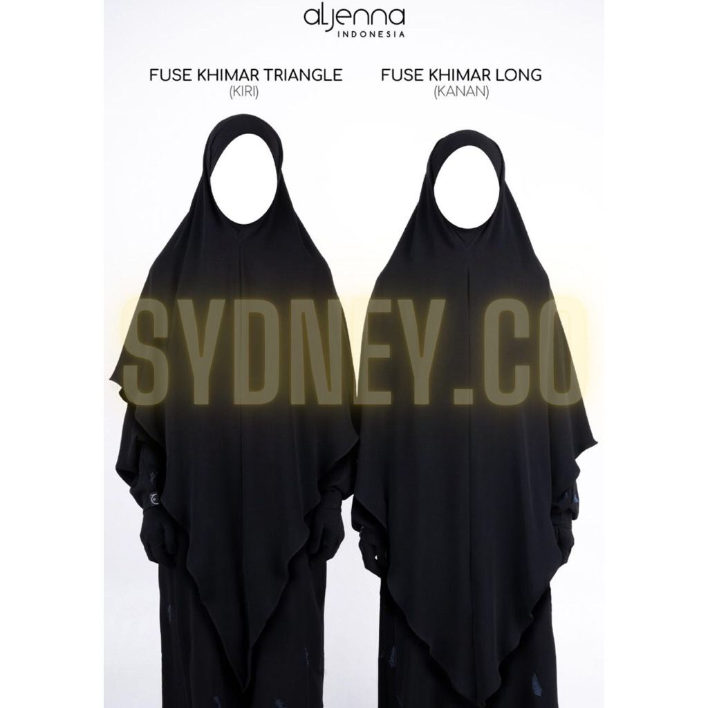 [Nwt] aljenna ready stock : fuse khimar long mazen fk longprime almahya anti uv fk mini basic fk lon