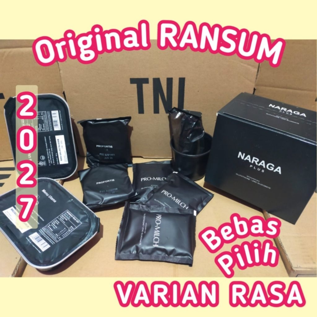 NARAGA 2027 Ransum TNI Exp Masih Lama Ready Paket Lengkap