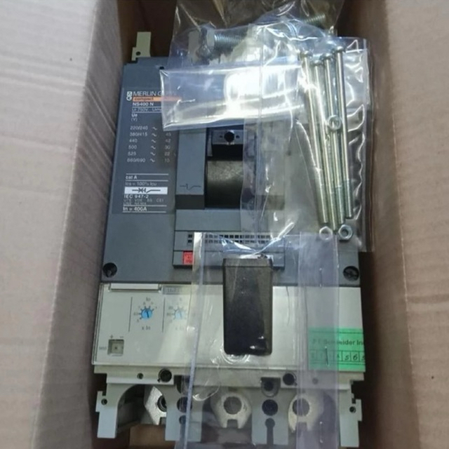 MCCB BREAKER MERLIN GERLIN NS 400N NS400 N 400 AMPER 3PHASE ORIGINAL