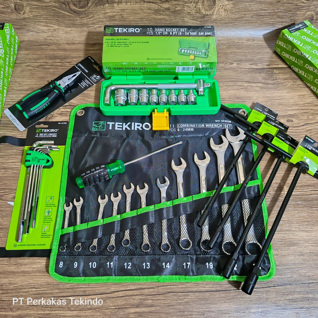 TEKIRO Kunci Lengkap full set / Alat Bengkel Murah / Tools / Peralatan Bengkel