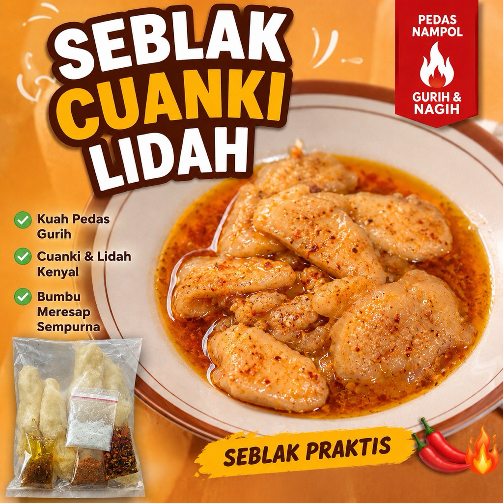 SEBLAK CUANKI LIDAH Cemilanfav seblak berkuah cuanki lidah