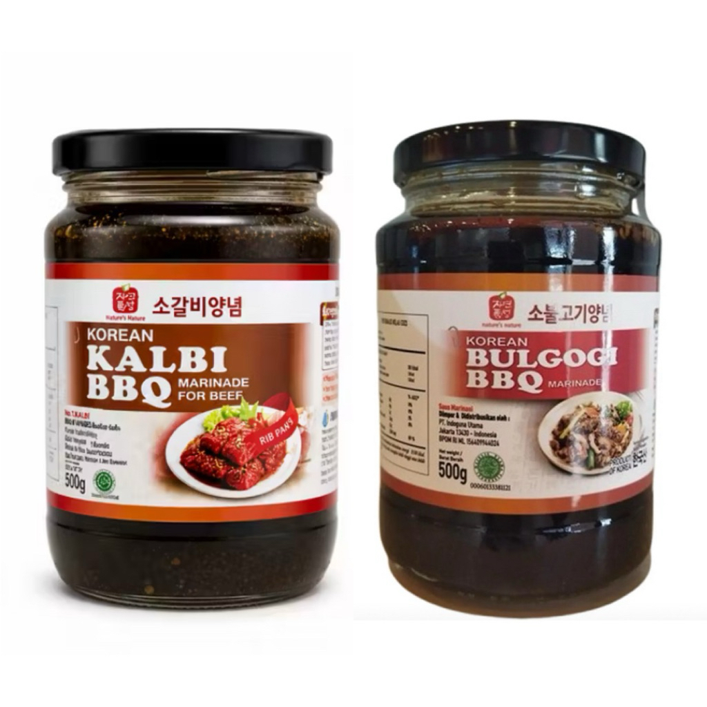 JINSUNG Korean BBQ Kalbi Bulgogi Marinasi Sauce Halal 500 gram / Jinsung Saus Marinasi BBQ Bulagogi 