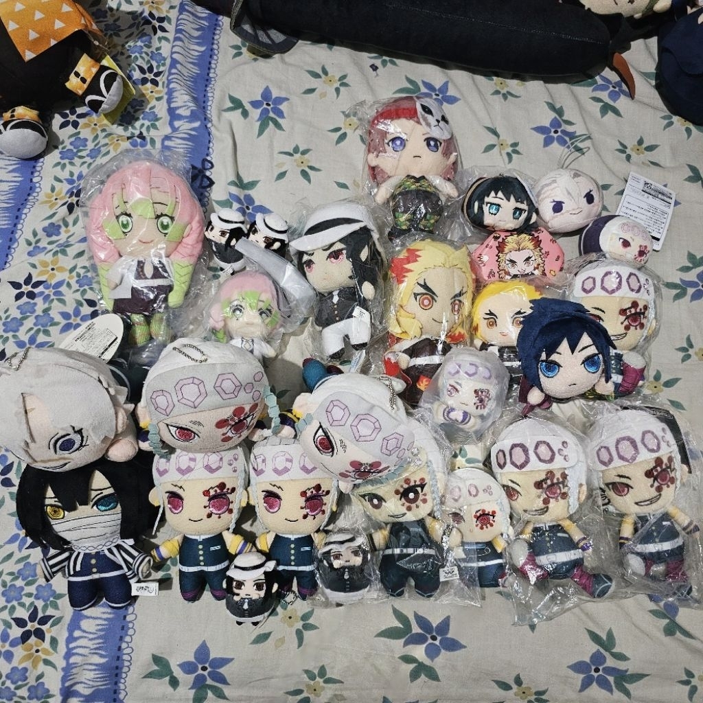 furyu banpresto sega nuigurumi plush kimetsu no yaiba kny hasira muzan sabito tengen giyu kanroji sa