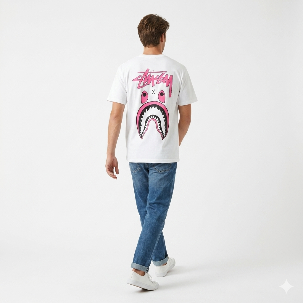 Aape Bape A bathing ape Japan T shirt Tee tshirt tops Baju Kemeja Unisex lelaki men man Bathing Ape 