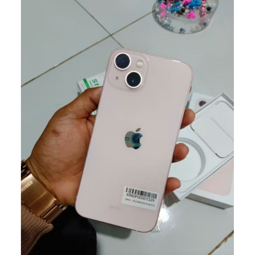 iPhone 13 ex iBox Beacukai IMEI Permanen Garansi 12 Bln 100% Original Second IP Fullset