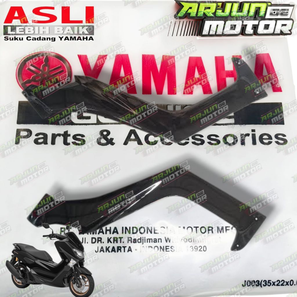 DELTA BOX KANAN KIRI NMAX OLD HITAM GLOSY ORIGINAL YGP