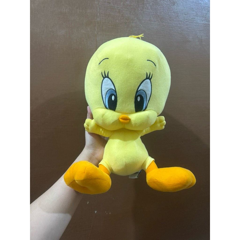 Boneka Karakter Tweety Looney tunes size 32cm Original / Boneka baby Tweety / Boneka tweety / Boneka
