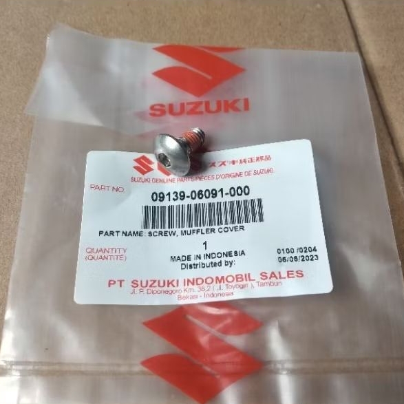 BAUT COVER KNALPOT SATRIA FU 150 SKYWAVE SPIN 125 SMASH TITAN ORIGINAL SGP