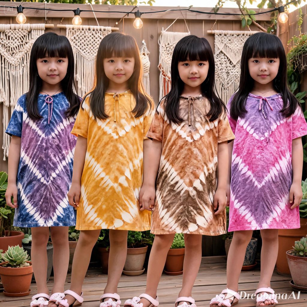 Daster anak motif abstrak lengan pendek/Baju Daster anak murah/Daster harian anak/ Daster Bali