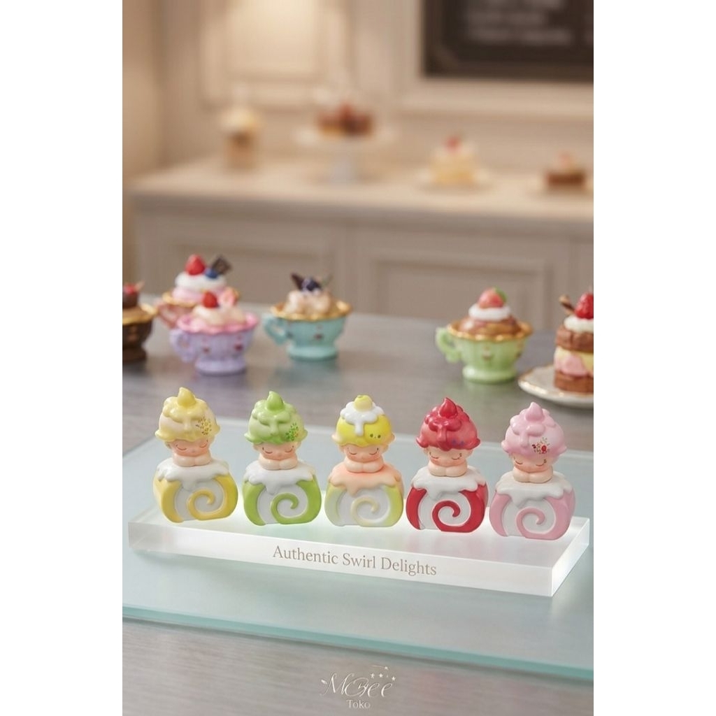 Figure Dimoo Roll Cake Gembul Dimo