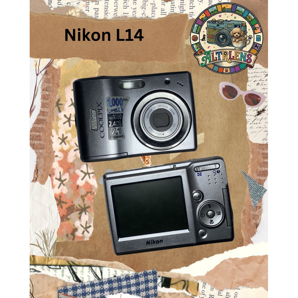 Y2K/Retro/Vintage Camera Kamera Digital /Digicam Nikon Coolpix L24 (baca deskripsi)