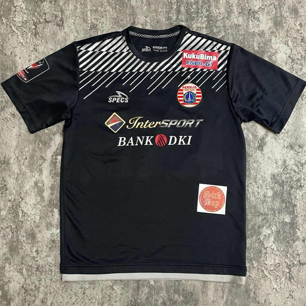 Jersey / Baju / Kaos Bola Persija Jakarta Specs Piala Presiden Bambang Pamungkas Bepe20 Black