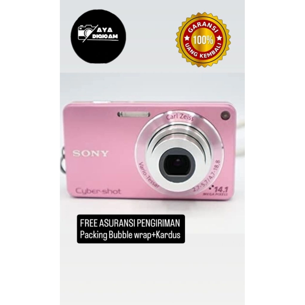 SONY W350/KAMERA SONY DSC W350/KAMERA DIGICAM PINK