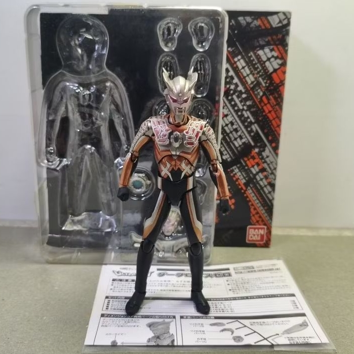 Ultra Act Darklops Zero X Shf Ultraman Bandai BIB Rare Item Minus