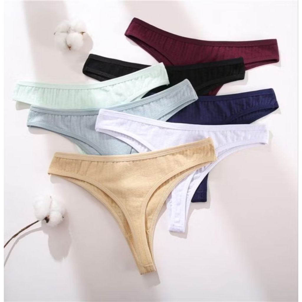 FINETOO FT67 Celana Dalam Wanita Model Thong Cotton Women Panty
