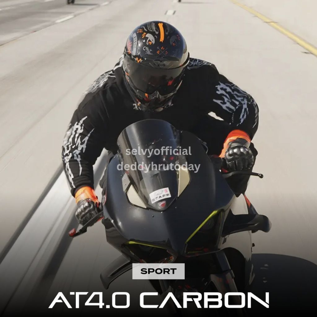 AUTHENTIC Helm Motor CARBON Aero RUROC AT4.0 CARBON | Brand Ruroc Original 100%