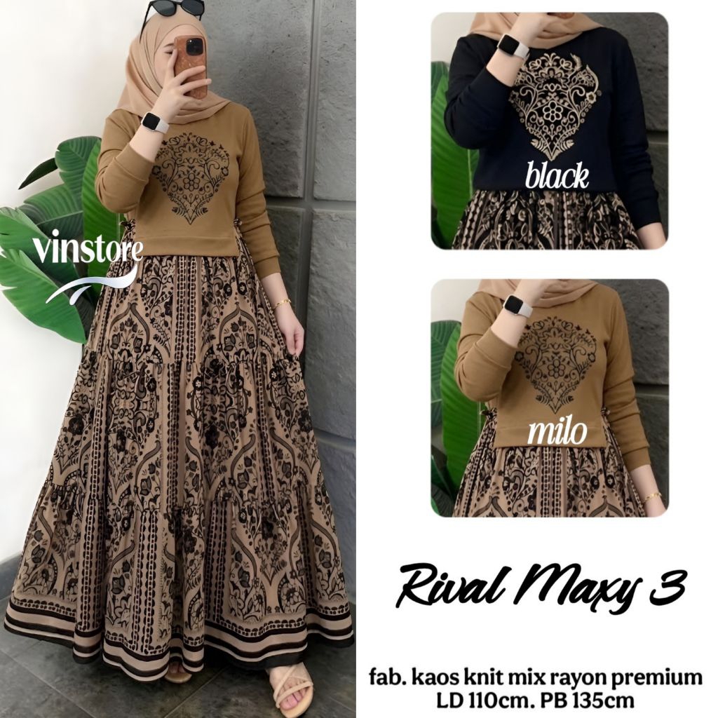 Ralina Rajut Wanita/Gamis Rajut Wanita Original