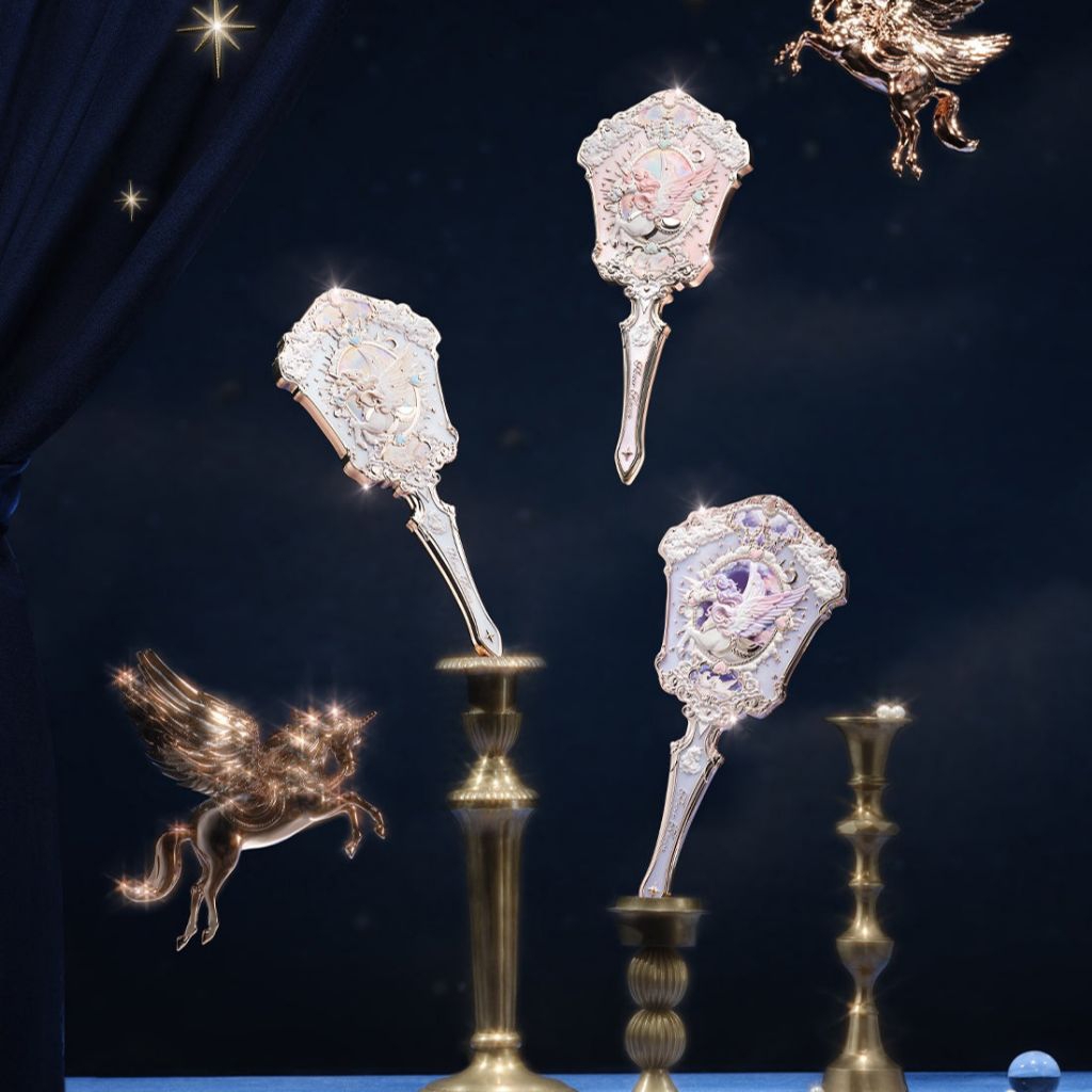 Flower Knows Knight Unicorn Series Hand Mirror