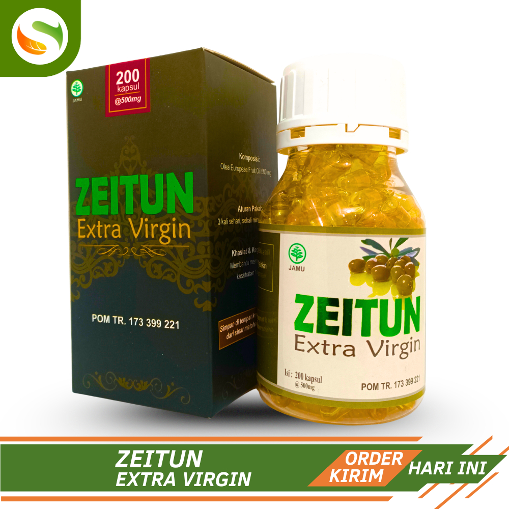 Zeitun Extra Virgin Olive Oil EVO Kapsul Minyak Zaitun Murni