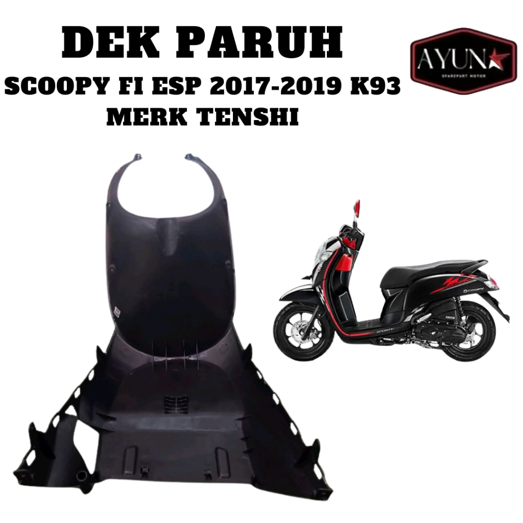dek paruh scoopy donat dek lumpur scoopy esp cover front lower scoopy donat 2017-2020 k93 Tenshi