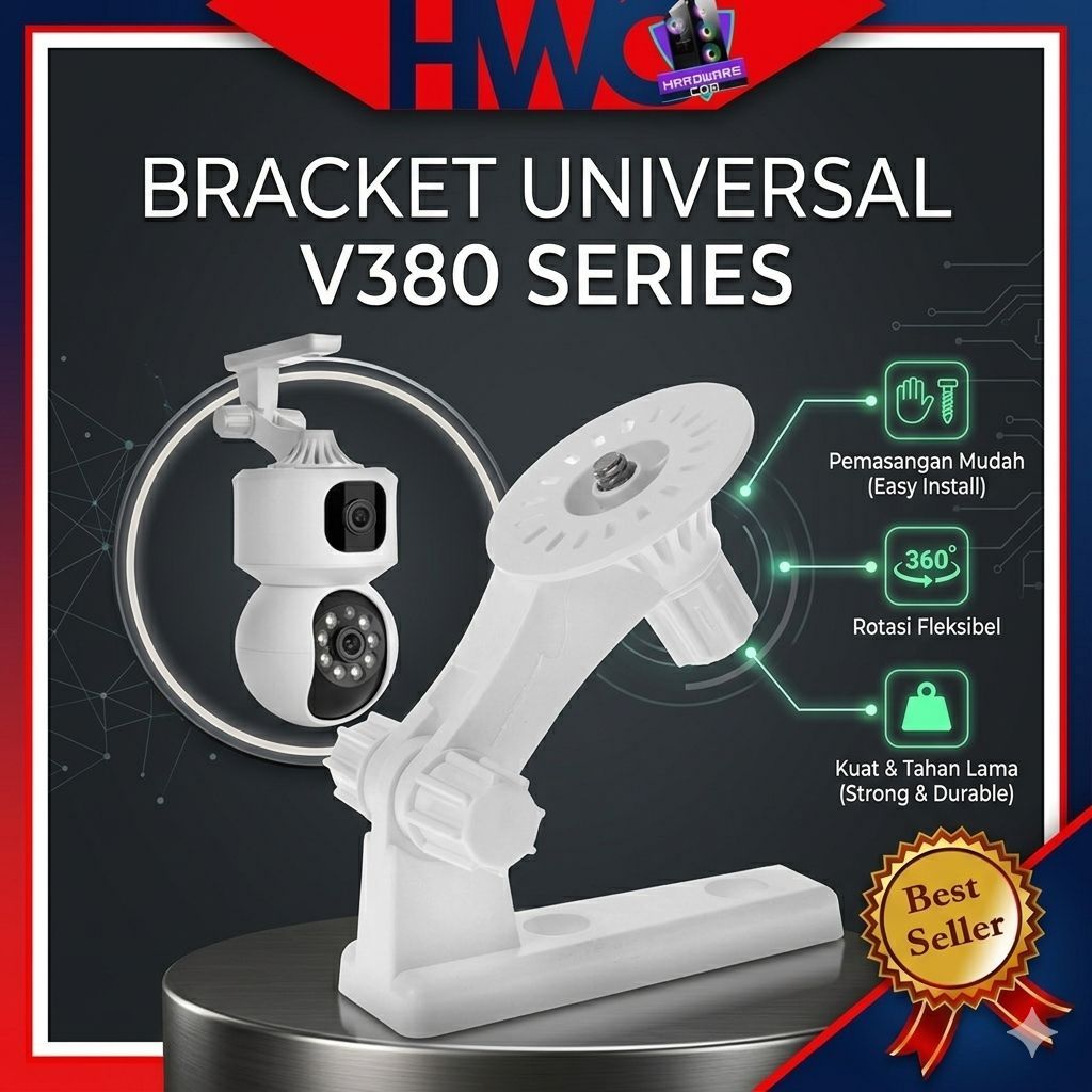 Bracket CCTV Wall Mount Bracket For CCTV V380 SERIES / INCLUDE BAUT