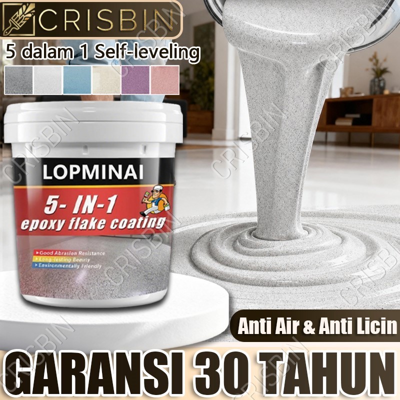 cat lantai epoxy lantai semen epoxy lantai rumah Kering Cepat Tahan Air Anti-Gelincir Cocok untuk la