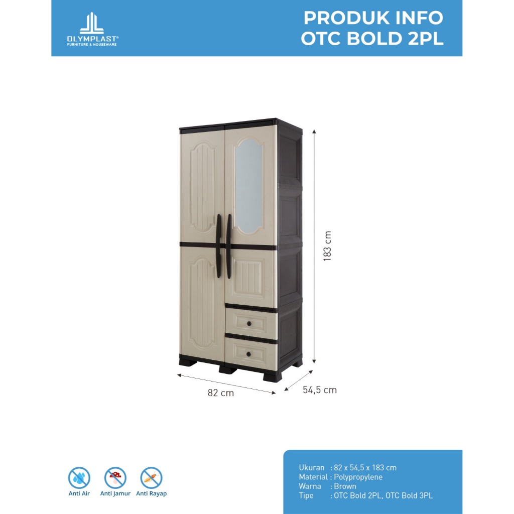 OTC BOLD 2P DAN 3P OLYMPLAST