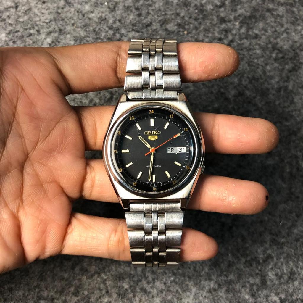 Jam tangan pria seiko 5 second original