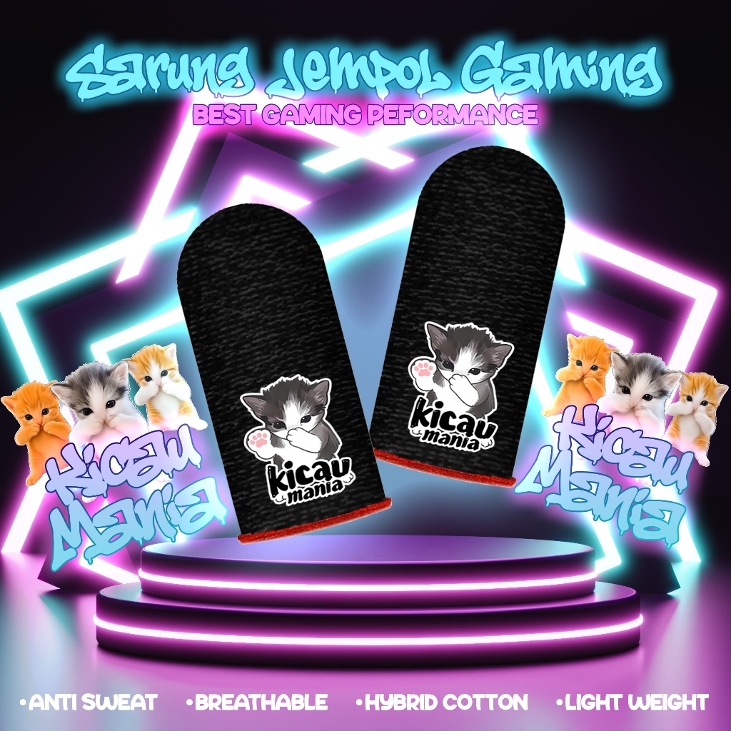 Sarung Jempol Gaming Kicau Mania Evos AP KING Esport Game FF Mobile Legends Responsive Premium Profe