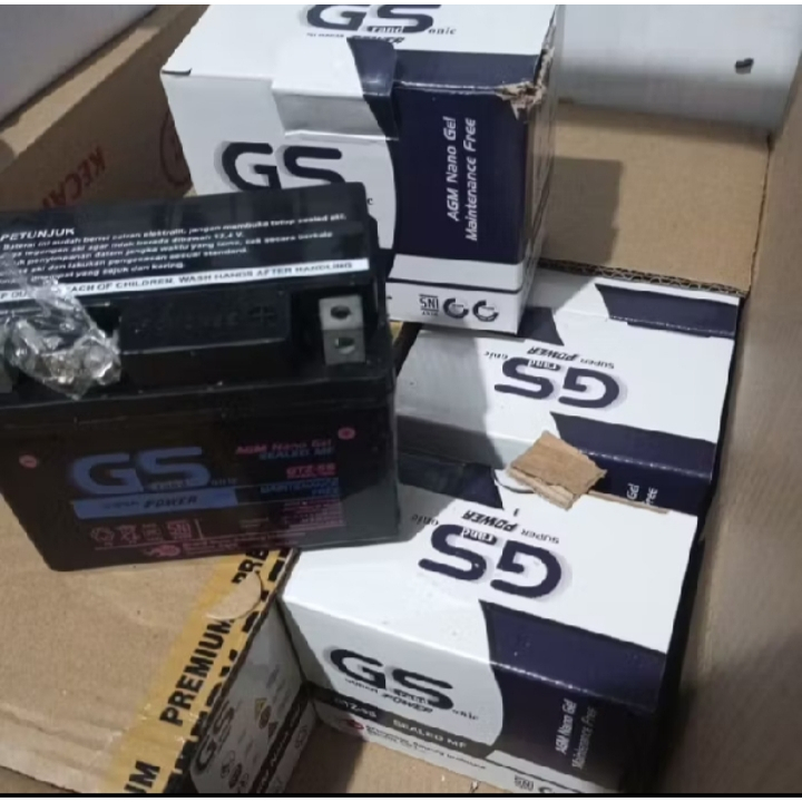 Aki Motor GTZ5S Honda Beat Beat fi Beat street Beat pop Aki Kering Accu Kering
