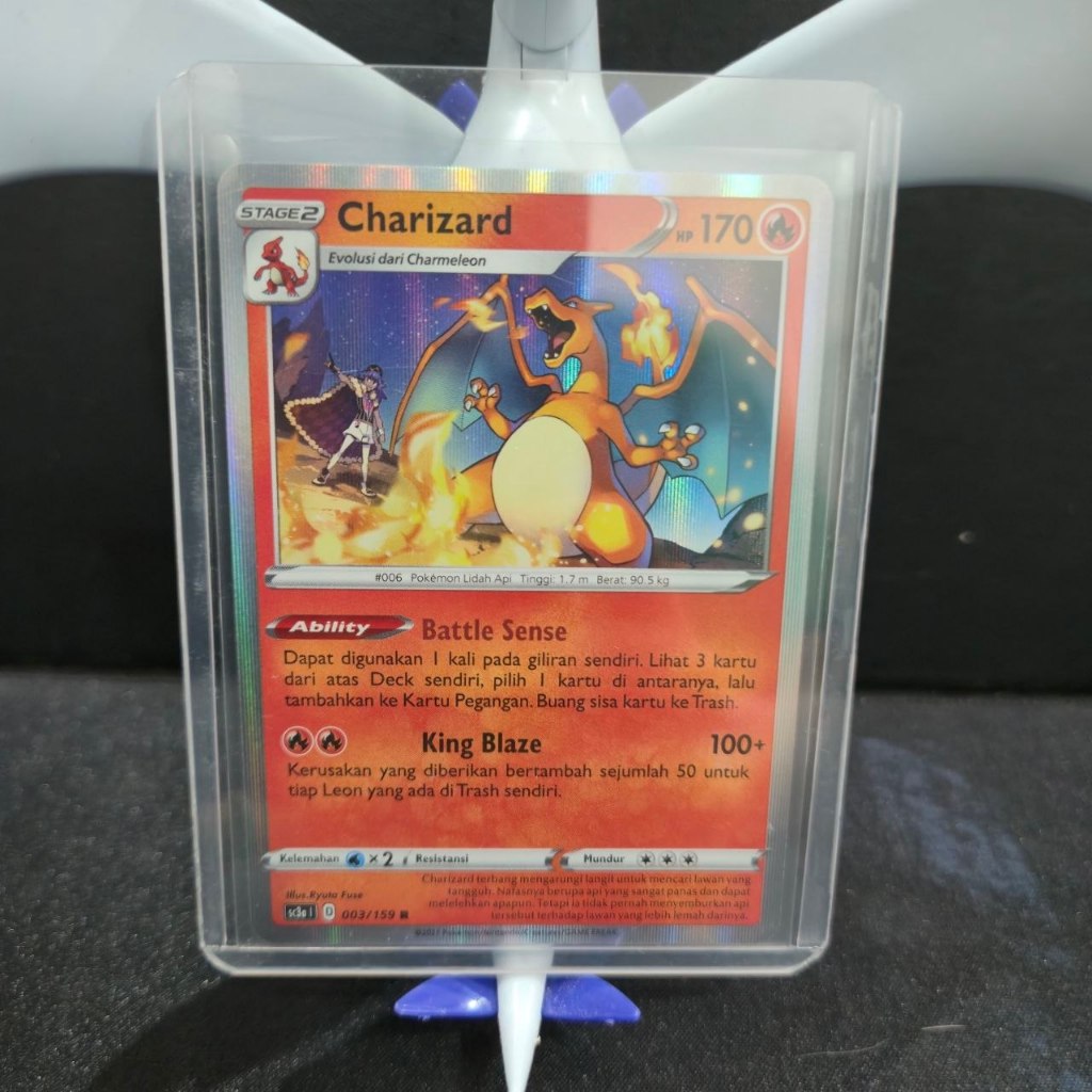 Charizard Holo R 003/159 Pokemon IND ~ Koleksi VMAX Berkilau