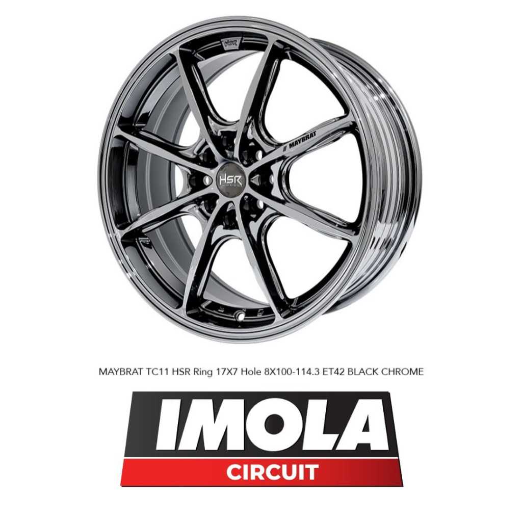 Velg Mobil ring 17 HSR Maybrat Lebar 75 buat Yaris Mobilio Kijang LGX DLL