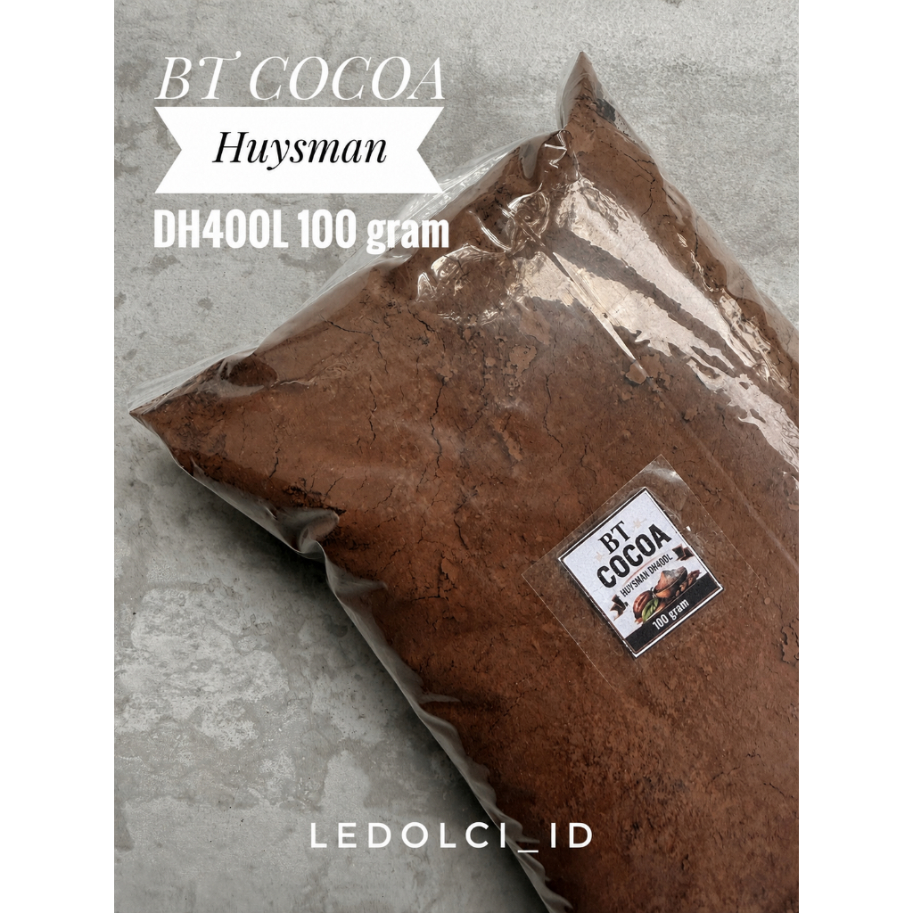 BT COCOA HUYSMAN COCOA POWDER COKLAT BUBUK BT1000HA / DH400L KECIL 100 GRAM