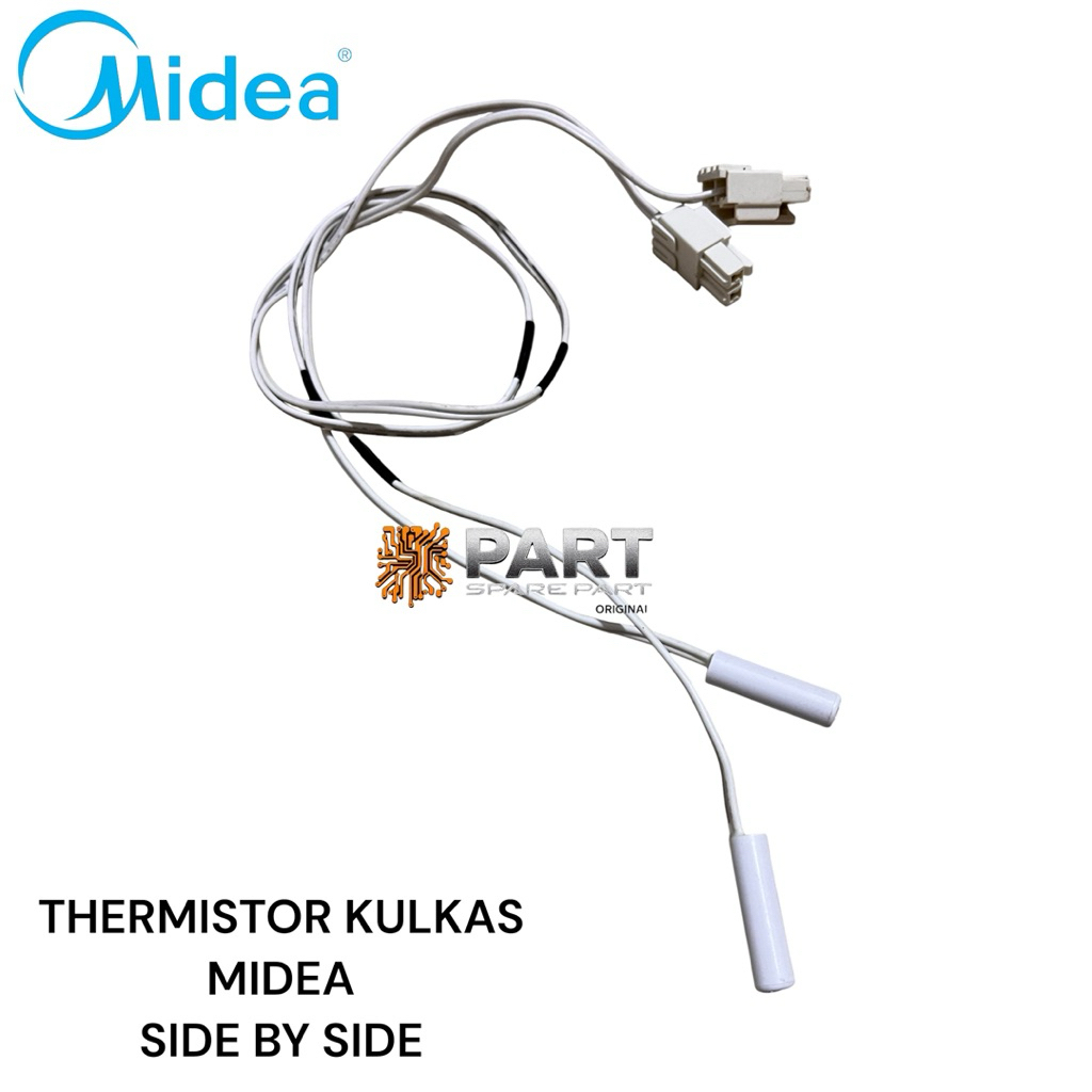 THERMISTOR TERMIS  KULKAS MIDEA SIDE BY SIDE ORIGINAL